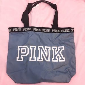 Victoria’s Secret PINK Blue Grey Bag (BNWT)